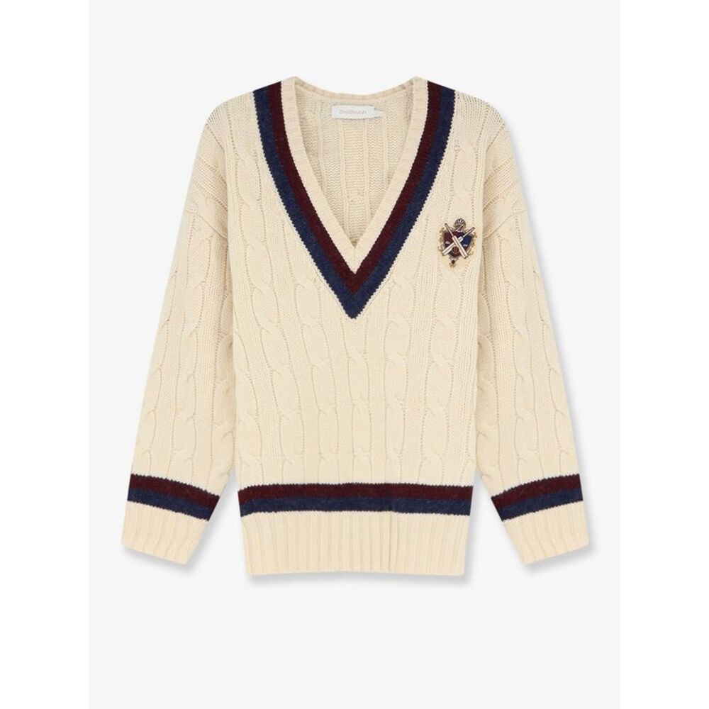 Zimmermann Women Valiant Cable Knit Wool Sweater